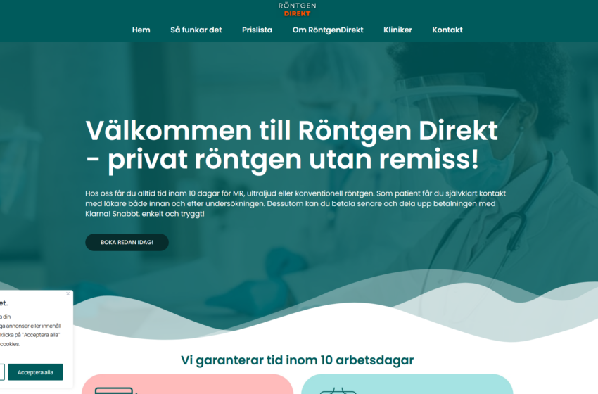 V&auml;lkommen till R&ouml;ntgen Direkt, privat r&ouml;ntgen utan remiss, med medicinsk personal i labbmilj&ouml;, fokus p&aring; snabb och trygg service.