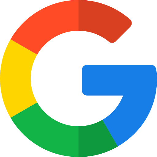 Google-logotyp i f&auml;rgglad design, symboliserar modern webbutveckling och digitala tj&auml;nster, relevant f&ouml;r Enkelwebbs fokus p&aring; h&ouml;gkvalitativa webbplatser.
